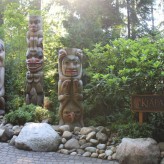 Canada-Vancouver, descente vers le parc du pont suspendu de Capilano