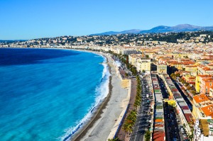 Panoramic view of Nice France