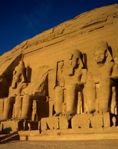 Egypt --- Egypt, Abu Simbel, Temple of Ramses II --- Image by © Travel Pix Collection/JAI/Corbis