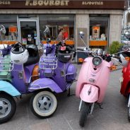 Les châteaux de la Loire en scooter rétro