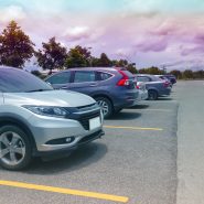 Un parking à Roissy Charles de Gaulle